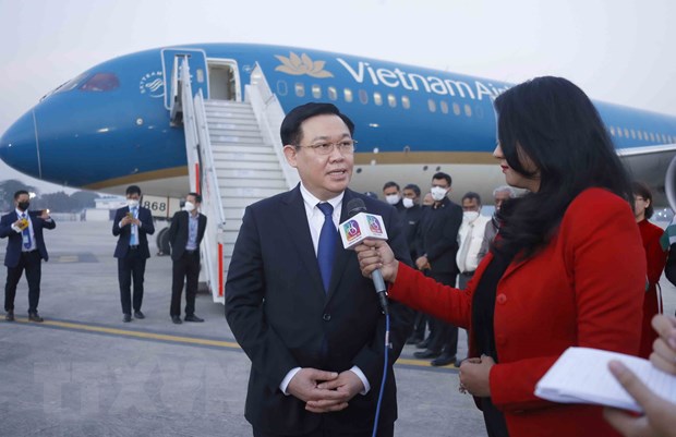 越南国会主席王廷惠圆满结束韩国和印度访问之行